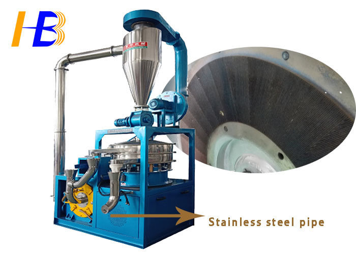 800kg/H Full Stainless Steel Grinding Machine For Processing Heat Sensitive Material