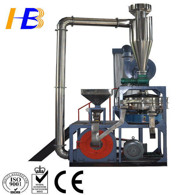 High Speed 75kw Plastic Grinding Machine Improve Particle Size Distribution Available